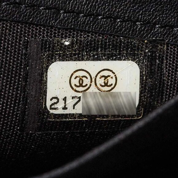 Chanel Black/Blue Quilted Leather Boy WOC Clutch Bag w/ Removable Strap - Picture 11 of 11